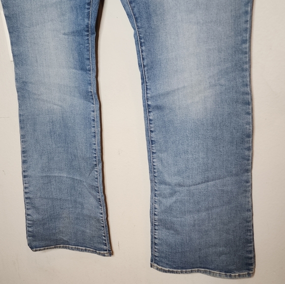 Banana Republic 18 Tall Bootcut Jeans Stretch Denim Lightwash Plus Size 34T NWT - Picture 14 of 15